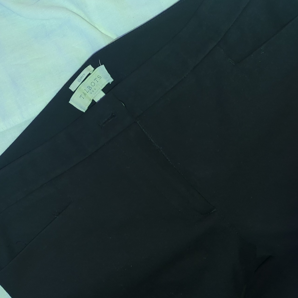 Talbots Classic Black Trousers